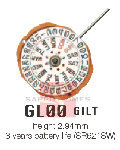 Miyota GL00 movement wholesale price USD5.3/pc