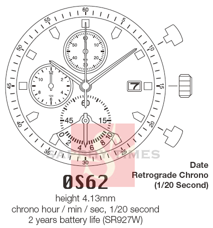 Miyota 0S62 цэны