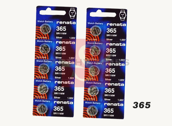 365 Renata Batteries price USD1.35/pc