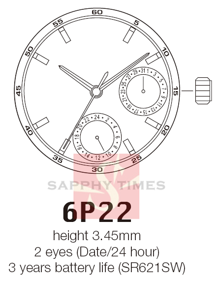  Miyota 6P22 price