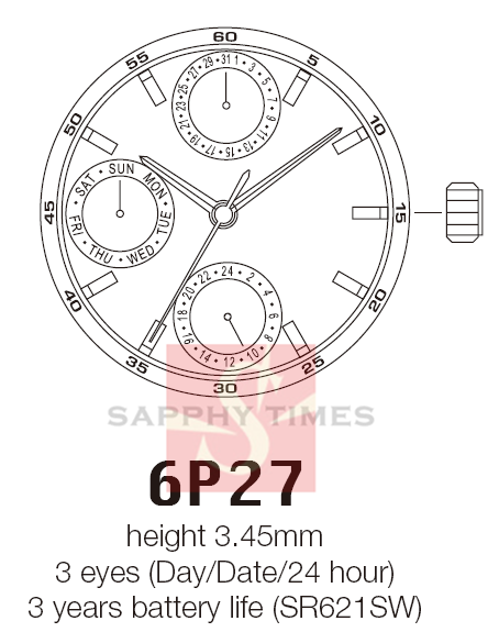 Miyota 6P27 価格