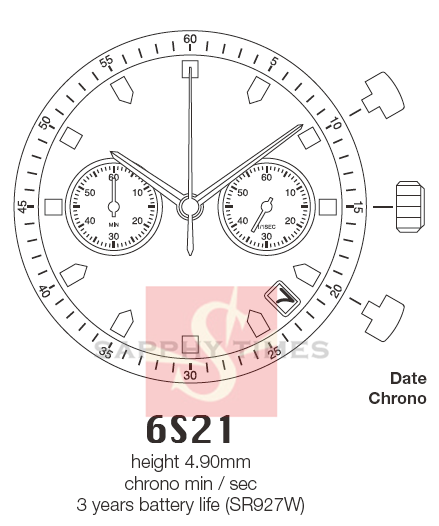  Miyota 6S21 ราคา