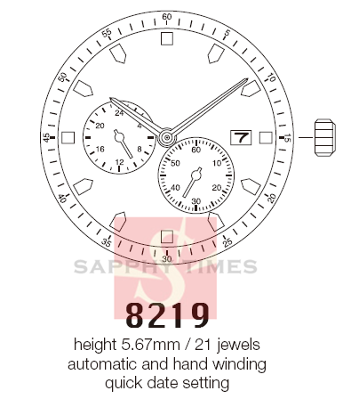  Miyota 8219 price