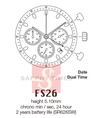  Miyota FS26 ราคา