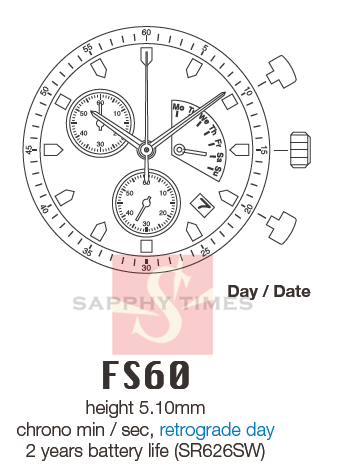 Miyota FS60 price USD17.3/pc