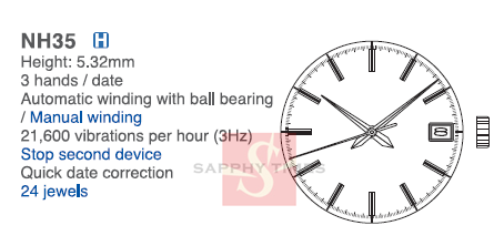 TIME MODULE TMI NH35