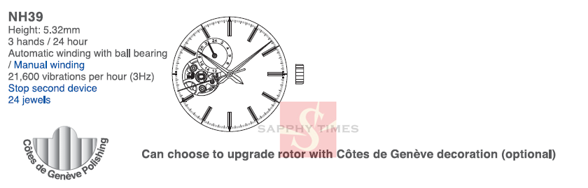 TIME MODULE TMI NH39