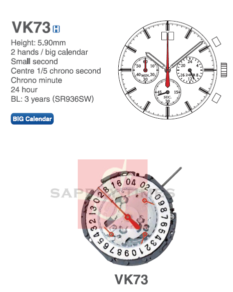 TIME MODULE TMI VK73